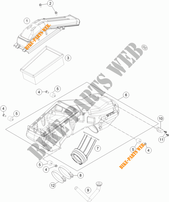 AIR FILTER for KTM 690 ENDURO R ABS 2015
