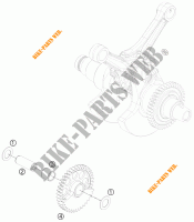 BALANCER SHAFT for KTM 1190 RC8 R BLACK 2012