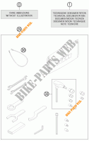TOOL KIT / MANUALS / OPTIONS for KTM 1190 RC8 R BLACK 2012