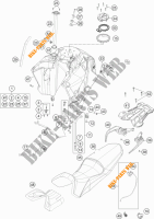 TANK / SEAT for KTM 1090 ADVENTURE R 2017