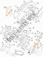 PLASTICS for KTM 1090 ADVENTURE R 2017