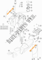 TANK / SEAT for KTM 1090 ADVENTURE R 2017