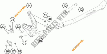 SIDE / MAIN STAND for KTM 1090 ADVENTURE R 2017