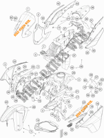 PLASTICS for KTM 1090 ADVENTURE L 35KW A2 2017