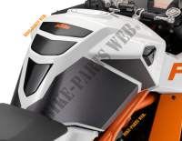 Fuel tank protection sticker kit-KTM