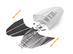 PILLIONSEAT COVER CPL. WHITE